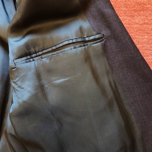 80's Gianni Versace Double breasted Wool Suit Jacket Medusa Buttons Size 44R - Picture 11 of 13